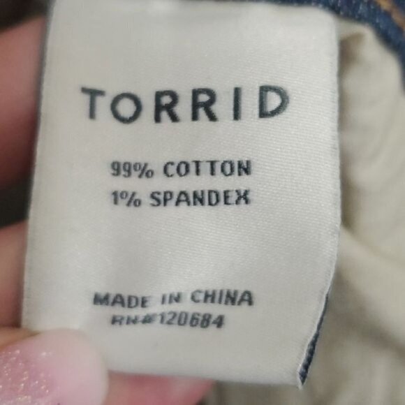 Torrid girlfriend medium wash jeans women's size 18 - Picture 7 of 7